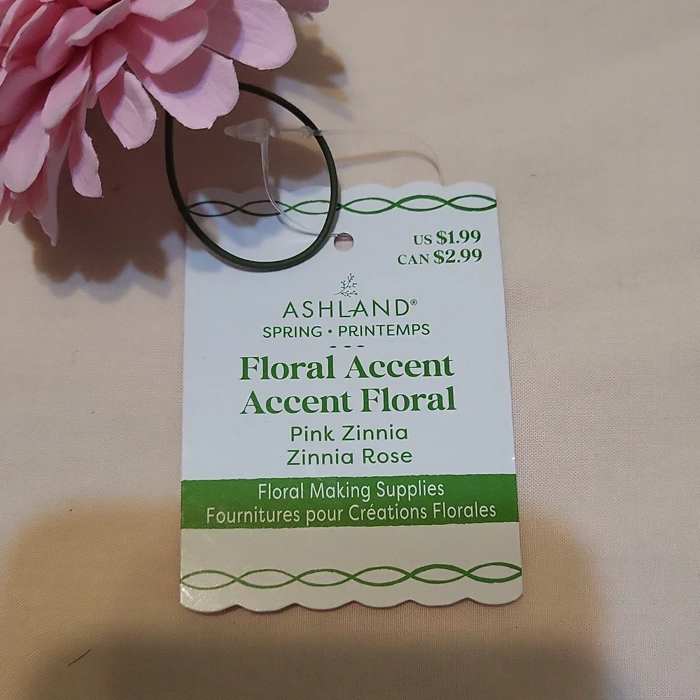 4 Faux Floral Accents